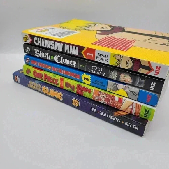 English Manga Lot of 5 Paperback Black & White Graphics - Picture 3 of 11